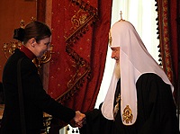 Святейший Патриарх Кирилл встретился с Послом Австралии в РФ Маргарет Туми
